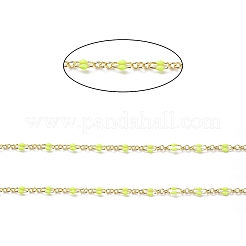 Enamel Oval Link Chains&nbsp;CHC-K014-10G-04