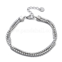 Stainless Steel Multi-strand Bracelets for Women&nbsp;BJEW-F485-01P-02