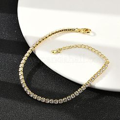 Clear Cubic Zirconia Tennis Bracelet&nbsp;BJEW-A132-02G