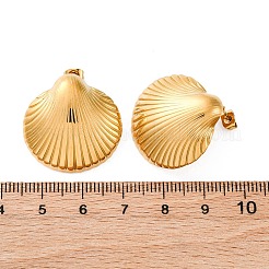 304 Stainless Steel Stud Earrings&nbsp;EJEW-F357-01G-03