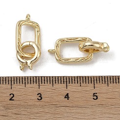 Brass Fold Over Clasps&nbsp;KK-G497-29G