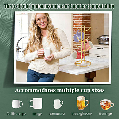 2Pcs Iron Mug Holder&nbsp;AJEW-WA0003-74B