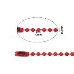 Eco-Friendly Iron Ball Chains with Connectors&nbsp;IFIN-CJ0001-14