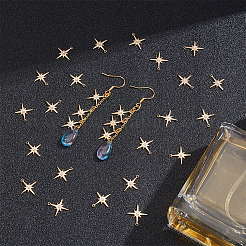 30Pcs Brass & ABS Plastic Imitation Pearl Charms&nbsp;KK-UN0005-35