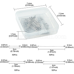 200Pcs 4 Styles 304 Stainless Steel Ball Head Pins for Craft Jewelry Making&nbsp;STAS-YW0001-71