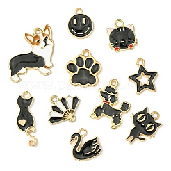 20Pcs 20 Styles Alloy Enamel Pendants&nbsp;ENAM-FS0001-73B