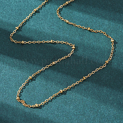 10Pcs 304 Stainless Steel Satellite Chains Necklaces&nbsp;MAK-BM0001-02