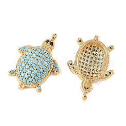 SHEGRACE Brass Synthetic Turquoise Pendants&nbsp;XGRQ5K843-840G