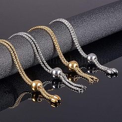 304 Stainless Steel Slider Bracelet/Bolo Bracelets Making&nbsp;MAK-UN0001-02