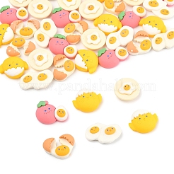 40Pcs Opaque Resin Cabochons&nbsp;CRES-FS0001-21