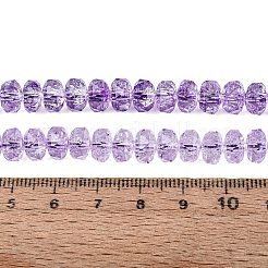 Crackle Transparent Glass Beads Strands&nbsp;GLAA-N068-03A-11