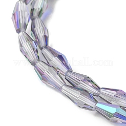 Transparent Electroplate Glass Beads&nbsp;X1-GLAA-K064-05A-HR01