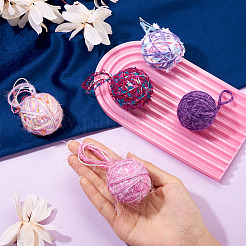 5Pcs 5 Colors Wool Pendants&nbsp;FIND-TA0005-93B