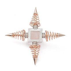 Rose Gold Brass Spritual Energy Generator&nbsp;DJEW-P003-01RG