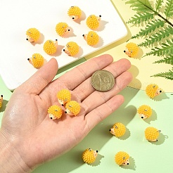 20Pcs Autumn Theme Opaque Resin Pendants&nbsp;RESI-YW0005-34