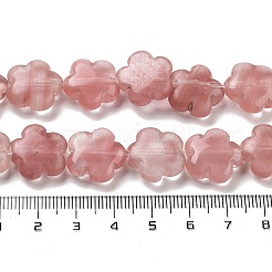 Cherry Quartz Glass Beads Strands&nbsp;G-F769-B01-01
