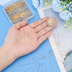 400Pcs 4 Styles 304 Stainless Steel Flat Head Pins&nbsp;STAS-PH0007-42