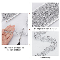 13M Filigree Polyester Lace Trim&nbsp;OCOR-WH0082-71B