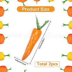 2Pcs Foam Vegetables Display Decorations&nbsp;DJEW-SP0001-63A