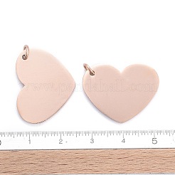 Ion Plating(IP) 304 Stainless Steel Stamping Blank Tag Pendants&nbsp;STAS-I311-26RG
