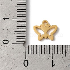 PVD Vacuum Plating 304 Stainless Steel Charms&nbsp;STAS-L081-023G