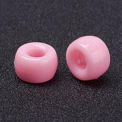 Opaque Acrylic European Large Hole Beads&nbsp;PL338-6