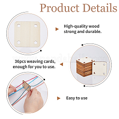 Wooden Knitting Loom Board&nbsp;DIY-WH0591-143D