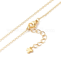 Brass Cubic Zirconia Pendant Necklace&nbsp;NJEW-JN03531-01