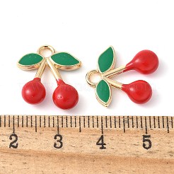 Alloy Enamel Pendants&nbsp;PALLOY-E775-10G