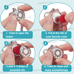 1Pc Alloy Hollow Flat Round Retractable Badge Reel with 304 Stainless Steel Cable Chains&nbsp;NJEW-SC0001-94A