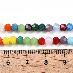Opaque Glass Beads Stands&nbsp;EGLA-A035-P4mm-HD01