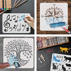 Plastic Hollow Out Drawing Painting Stencils Templates&nbsp;DIY-WH0396-854