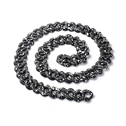Spray Painted CCB Plastic Curb Chains&nbsp;AJEW-JB01046-04