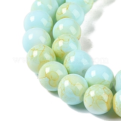 Baking Paint Glass Bead Strands&nbsp;GLAA-H031-01B-08