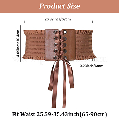 1Pc Imitation Leather Stretch Belts for Women&nbsp;AJEW-CL0002-93A