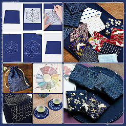 18Pcs PET Embroidery Template&nbsp;DIY-ME0003-65