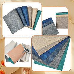 6Pcs PVC Leather Fabric&nbsp;DIY-CL0002-27D