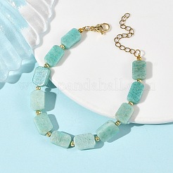 Natural Amazonite Beaded Bracelets for Women&nbsp;BJEW-JB14156-01