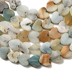 Natural Flower Amazonite Beads Strands&nbsp;G-A272-A01-29