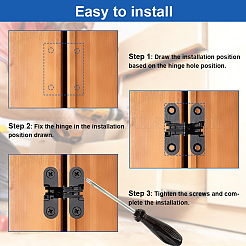 Stainless Steel Hidden Hinges&nbsp;FIND-WH0366-496EB-01