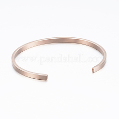 304 Stainless Steel Inspirational Cuff Bangles&nbsp;BJEW-K173-14