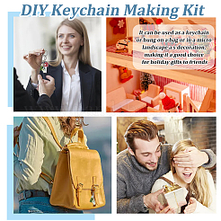 DIY Luminous Glow in the Dark Keychain Making Kit&nbsp;DIY-OC0011-51