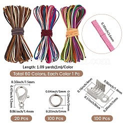 DIY Velvet Cord Bracelets Making Kits&nbsp;DIY-CL0002-49