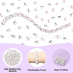 200Pcs Handmade Polymer Clay Beads&nbsp;CLAY-YW0002-62