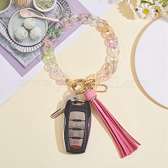 Chain Link Wristlet Keychain&nbsp;HJEW-SW00014-06