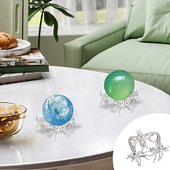 Bees Zinc Alloy Crystal Ball Display Bases&nbsp;AJEW-WH0796-07B