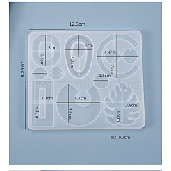 Mixed Shape Pendant & Links Silicone Molds&nbsp;DIY-K031-07