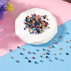 Pointed Back Glass Rhinestone Cabochons&nbsp;RGLA-YS0001-04B