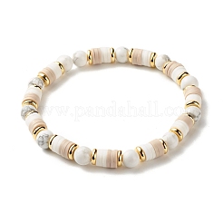 Love Beads Stacking Stretch Bracelets Set for Women&nbsp;BJEW-JB07162