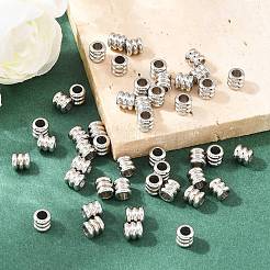 Tarnish Resistant 201 Stainless Steel Column Beads&nbsp;STAS-Q176-01